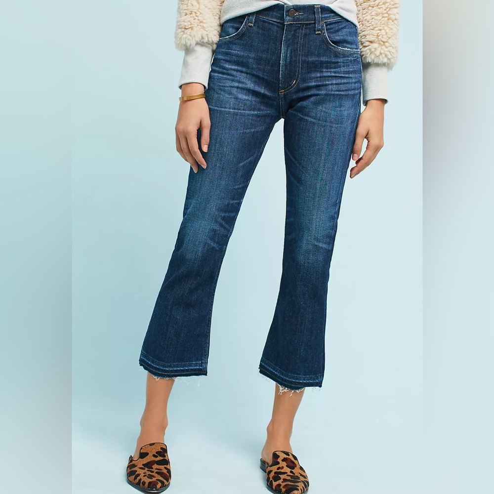 Citizens Of Humanity Drew Crop Flare Jeans Size 26 High Rise Premium Vintage ✨
